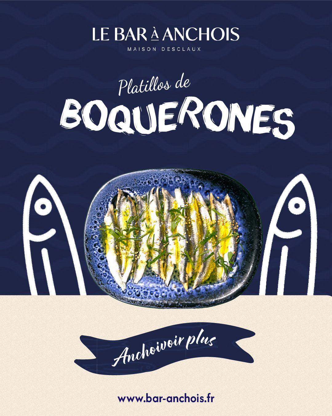 Quand l'élégance de l'anchois se révèle...      Au Bar à Anchois - Maison Desclau...