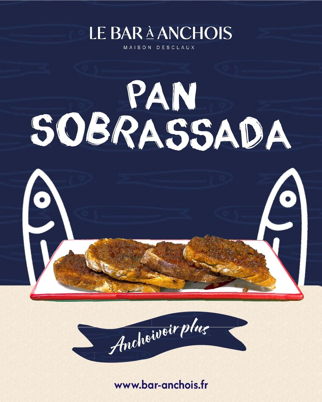 La seule chose qu'on n'a pas osé mettre sur notre Pan Sobrasada, c'est la mod...